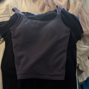 lululemon athletica Purple Ribbed Camisole
